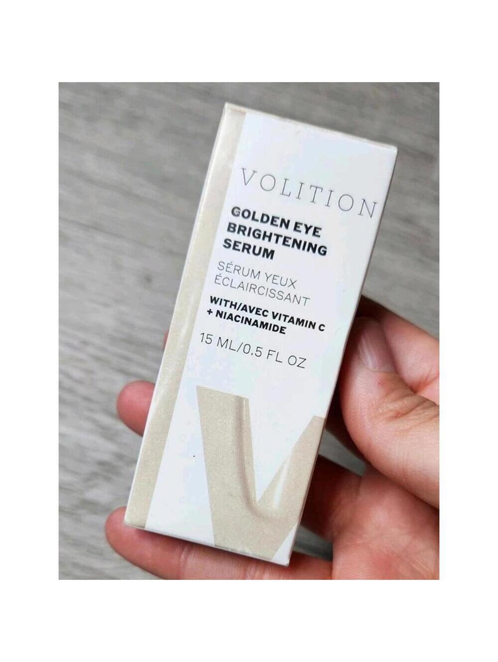 VOLITION GOLDEN EYE Brightening Serum Vitamin C Niacinamide .5oz New In Box - Picture 1 of 4